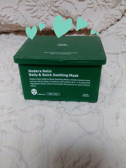ヘデラヘリックス デイリー&クイック スージングマスク/Milk Touch/シートマスク・パックを使ったクチコミ(1枚目)