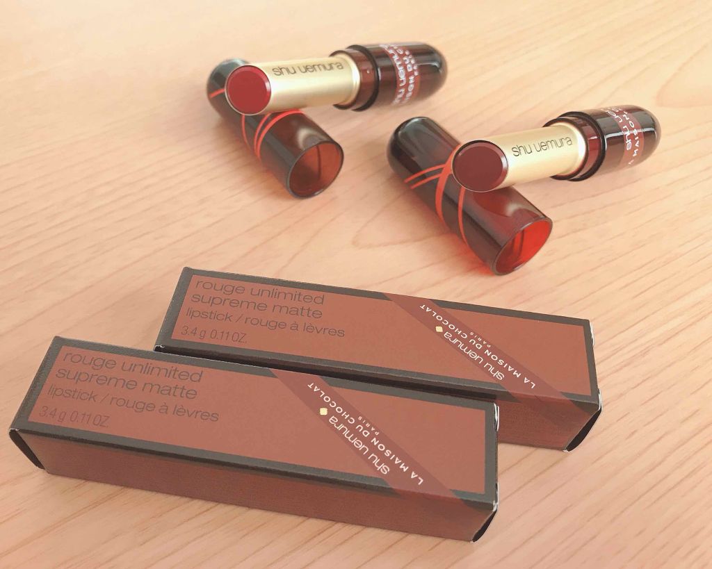 ルージュ アンリミテッド マット/shu uemura/口紅を使ったクチコミ(1枚目)