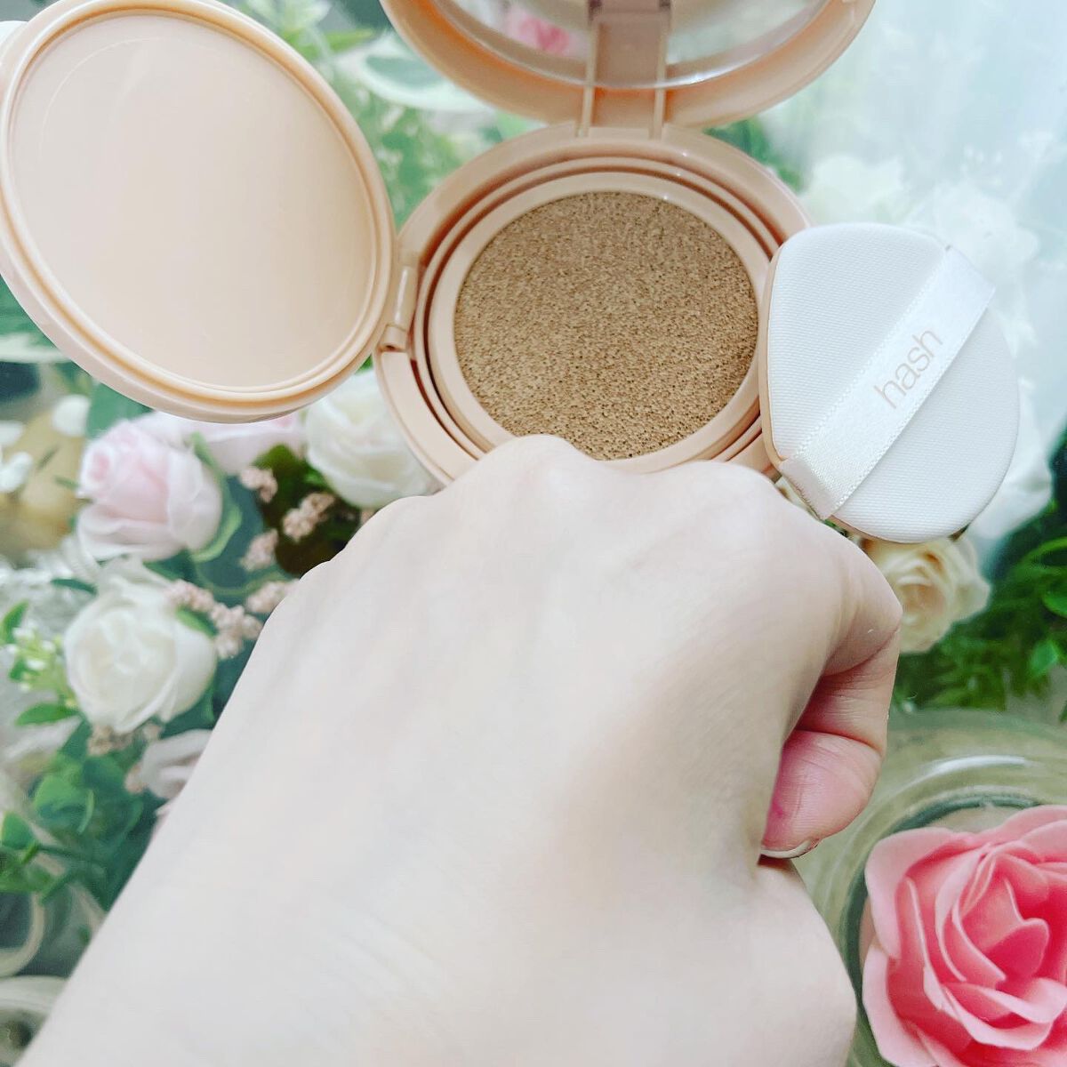 クラウド スキン グロー クッション XX01 ホンデ/HASH/クッションファンデーションを使ったクチコミ(5枚目)