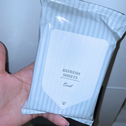 ひんやり爽快シート さらさらパウダーin/協和紙工/その他を使ったクチコミ(1枚目)