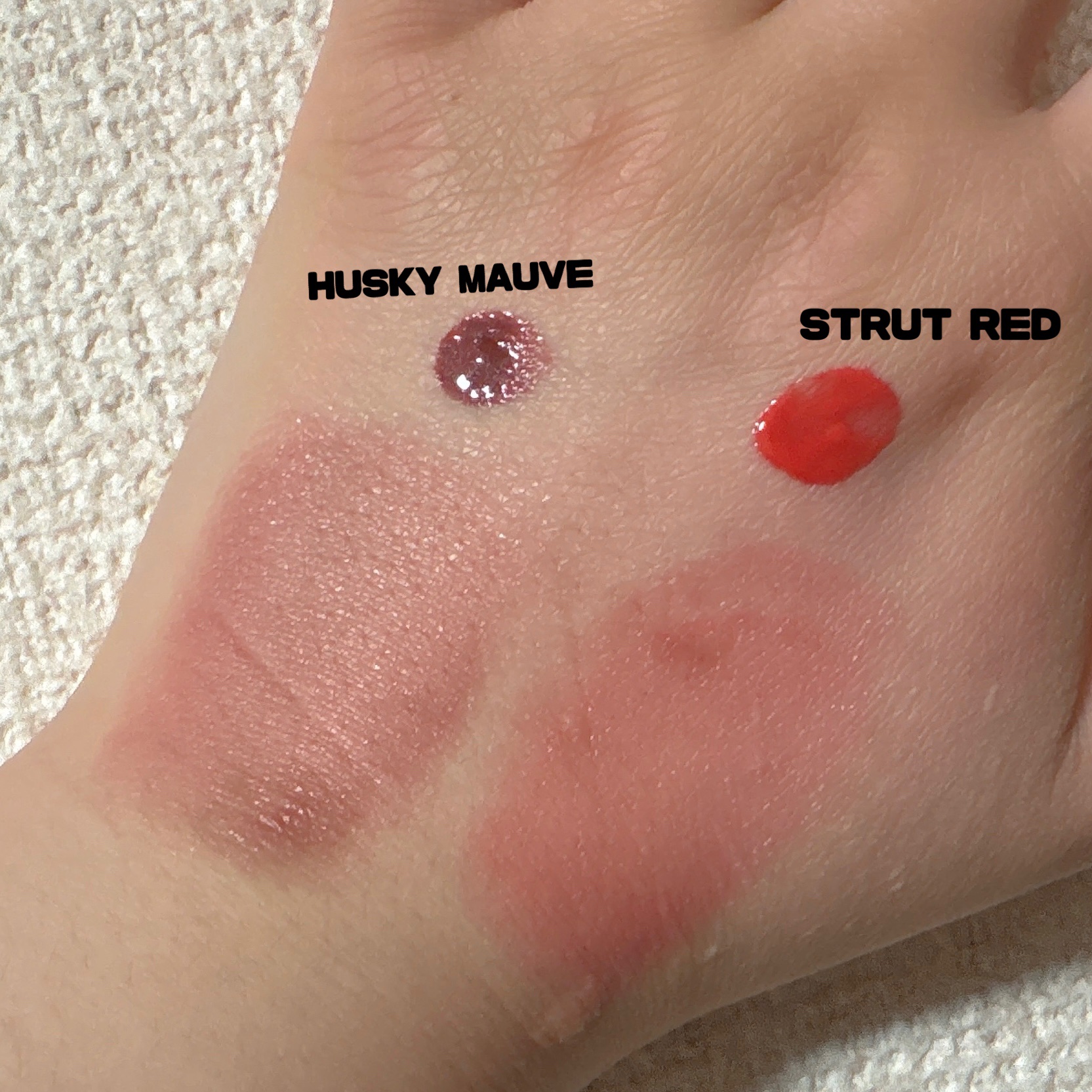 デューイーリキッドチーク LC005 ストラットレッド/hince/リキッドチークを使ったクチコミ（2枚目）