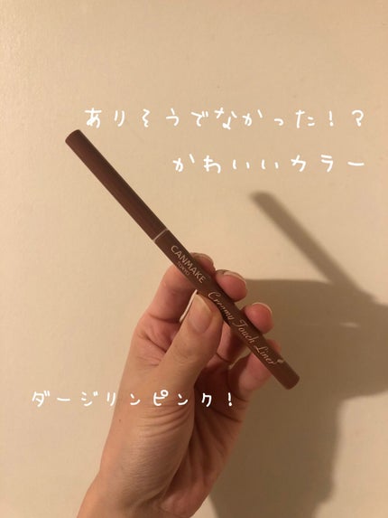 クリーミータッチライナー/キャンメイク/ジェルアイライナーを使ったクチコミ(1枚目)