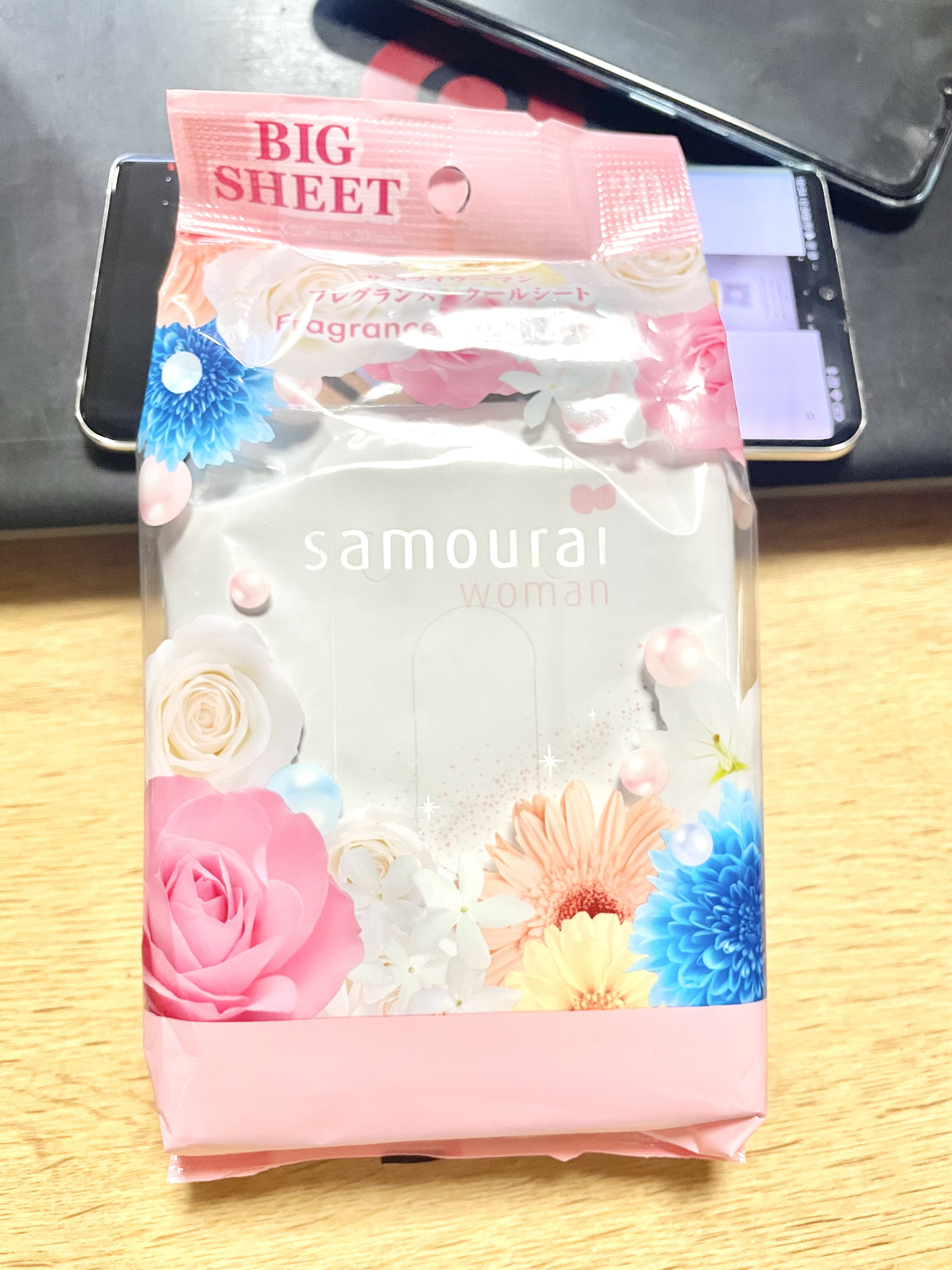 フレグランス クールシート/サムライウーマン/ボディシートを使ったクチコミ（1枚目）