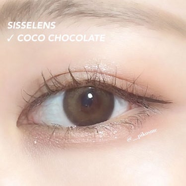 CoCo Chocolate/Sisse Lens/カラーコンタクトレンズを使ったクチコミ（4枚目）