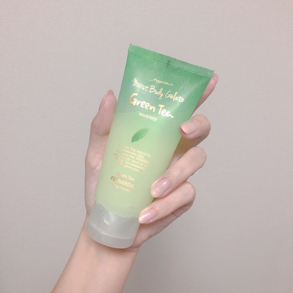 モイストボディジェラート グリーンティー/フェルナンダ/ボディクリームを使ったクチコミ（1枚目）