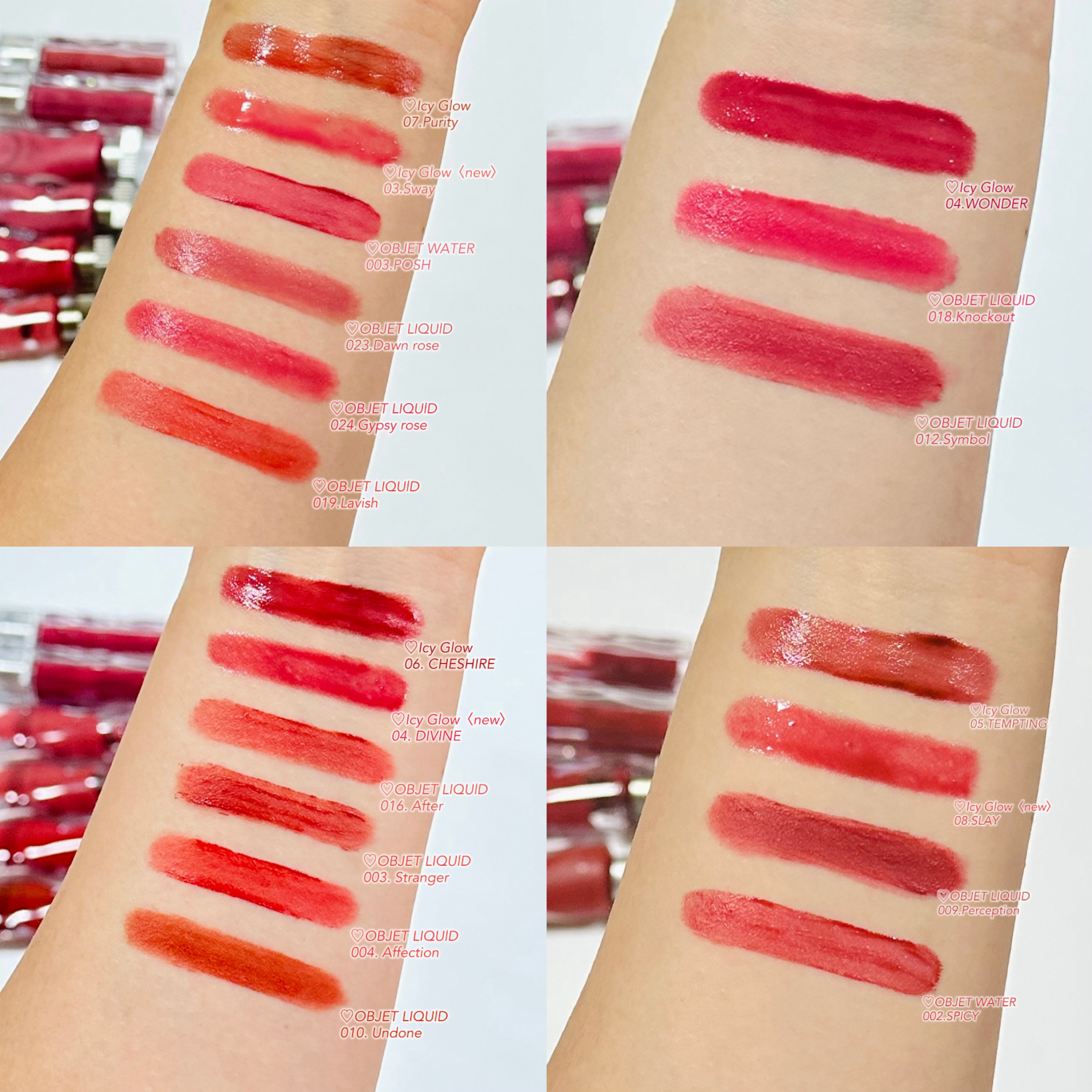 オブジェリキッド/MUZIGAE MANSION/口紅を使ったクチコミ（2枚目）