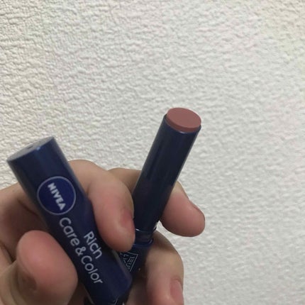 ニベア リッチケア&カラーリップ/ニベア/リップクリームを使ったクチコミ(2枚目)