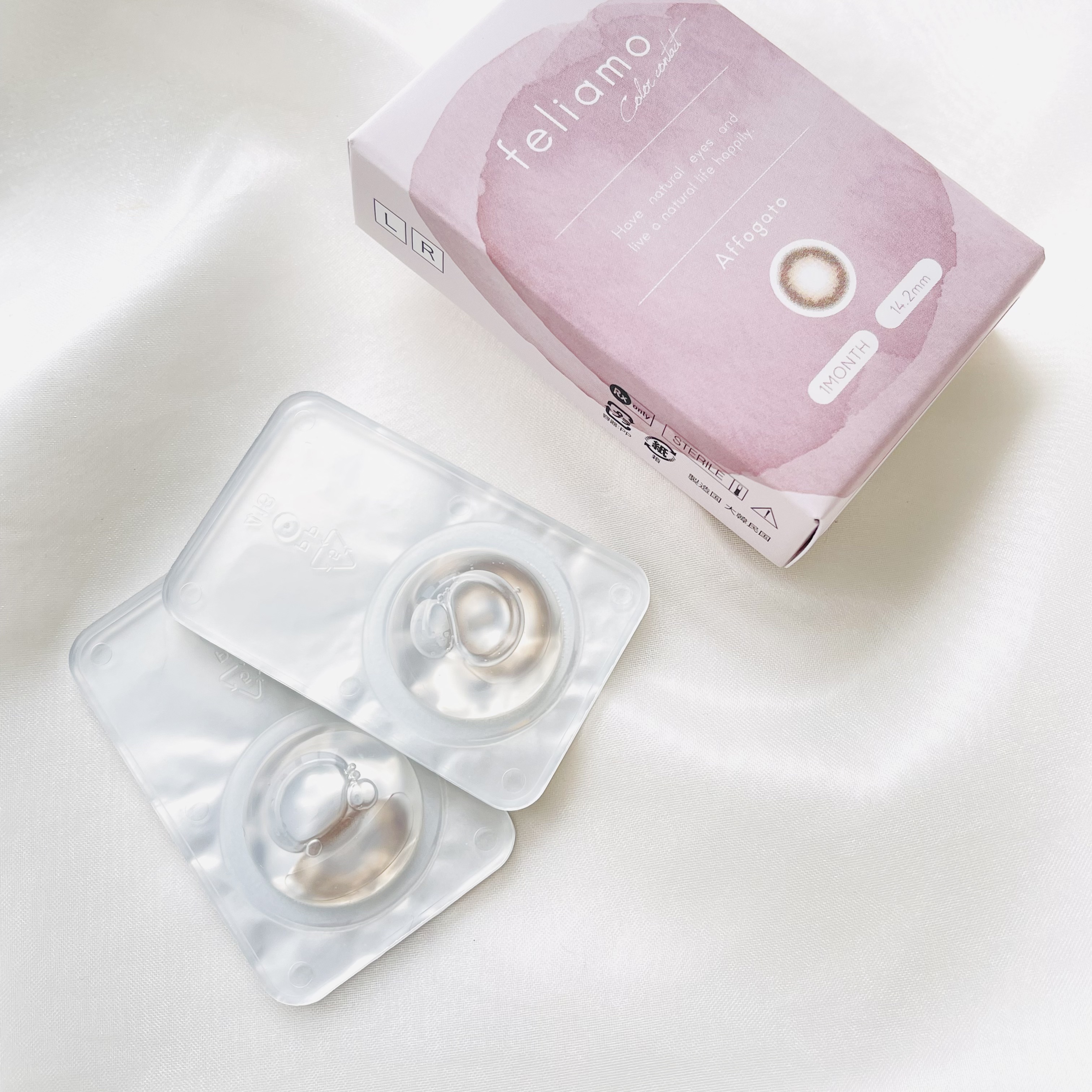 feliamo 1month アフォガード/feliamo/１ヶ月（１MONTH）カラコンを使ったクチコミ（2枚目）