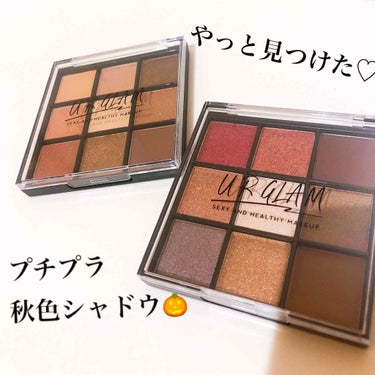 UR GLAM　BLOOMING EYE COLOR PALETTE/U R GLAM/パウダーアイシャドウを使ったクチコミ（1枚目）