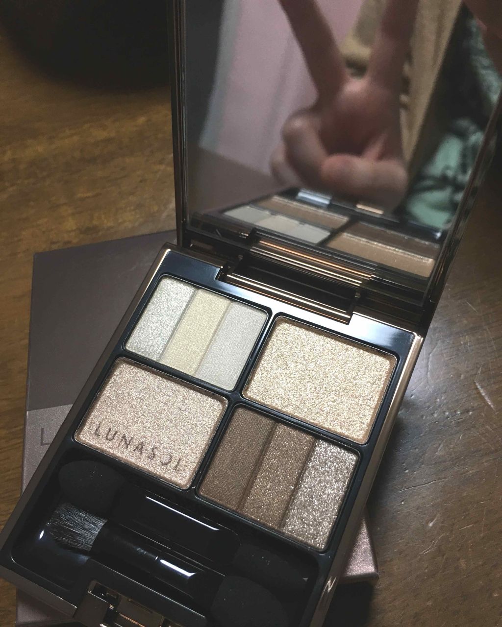 スリーディメンショナルアイズ/LUNASOL/アイシャドウパレットを使ったクチコミ(1枚目)