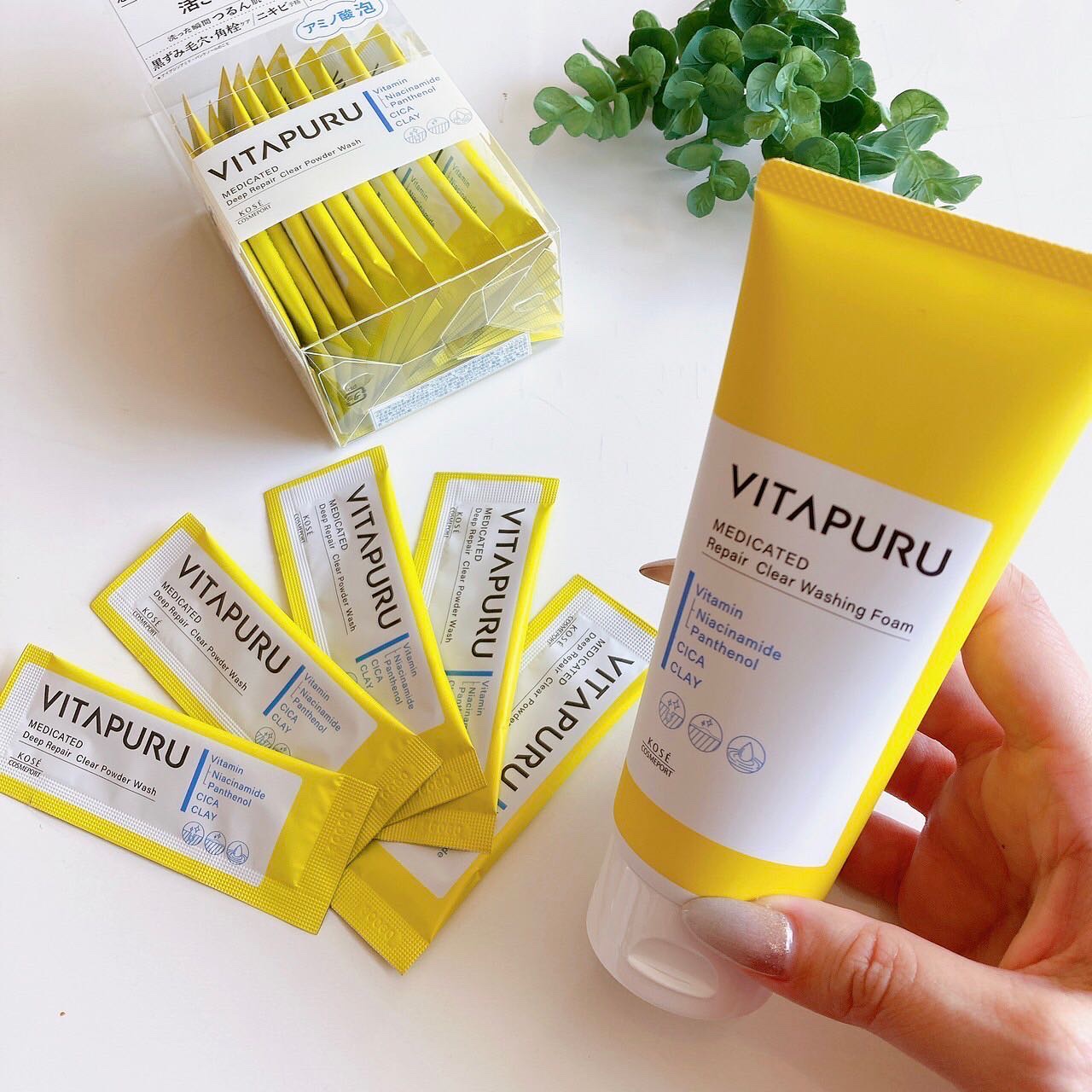 ビタプル リペア クリアウォッシングフォーム/VITAPURU/洗顔フォームを使ったクチコミ（1枚目）