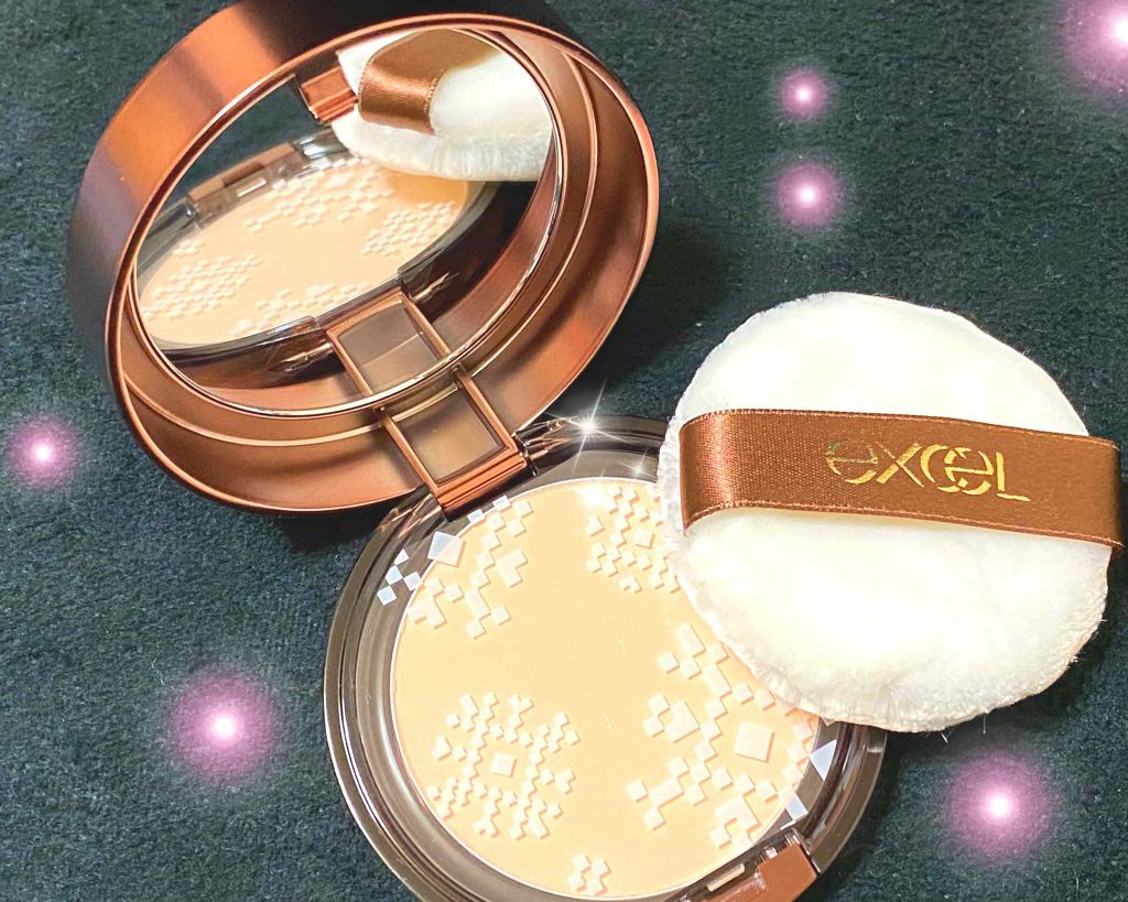 エクストラリッチ プレストパウダー ’20 01 ピーチベージュ/excel/プレストパウダーを使ったクチコミ（2枚目）