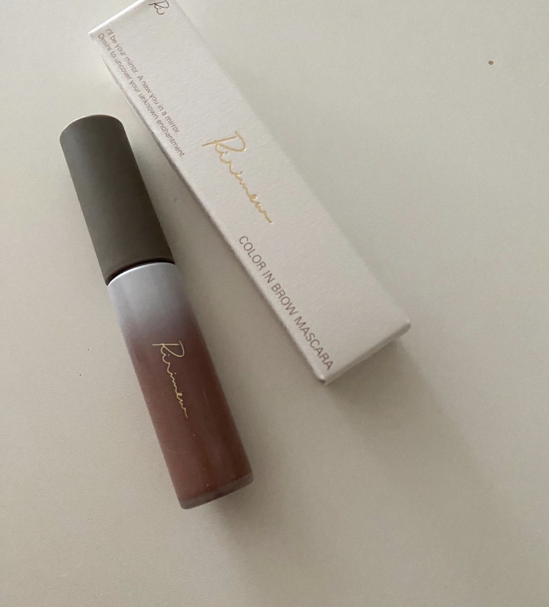 カラーインブロウマスカラ/Ririmew/眉マスカラを使ったクチコミ（1枚目）