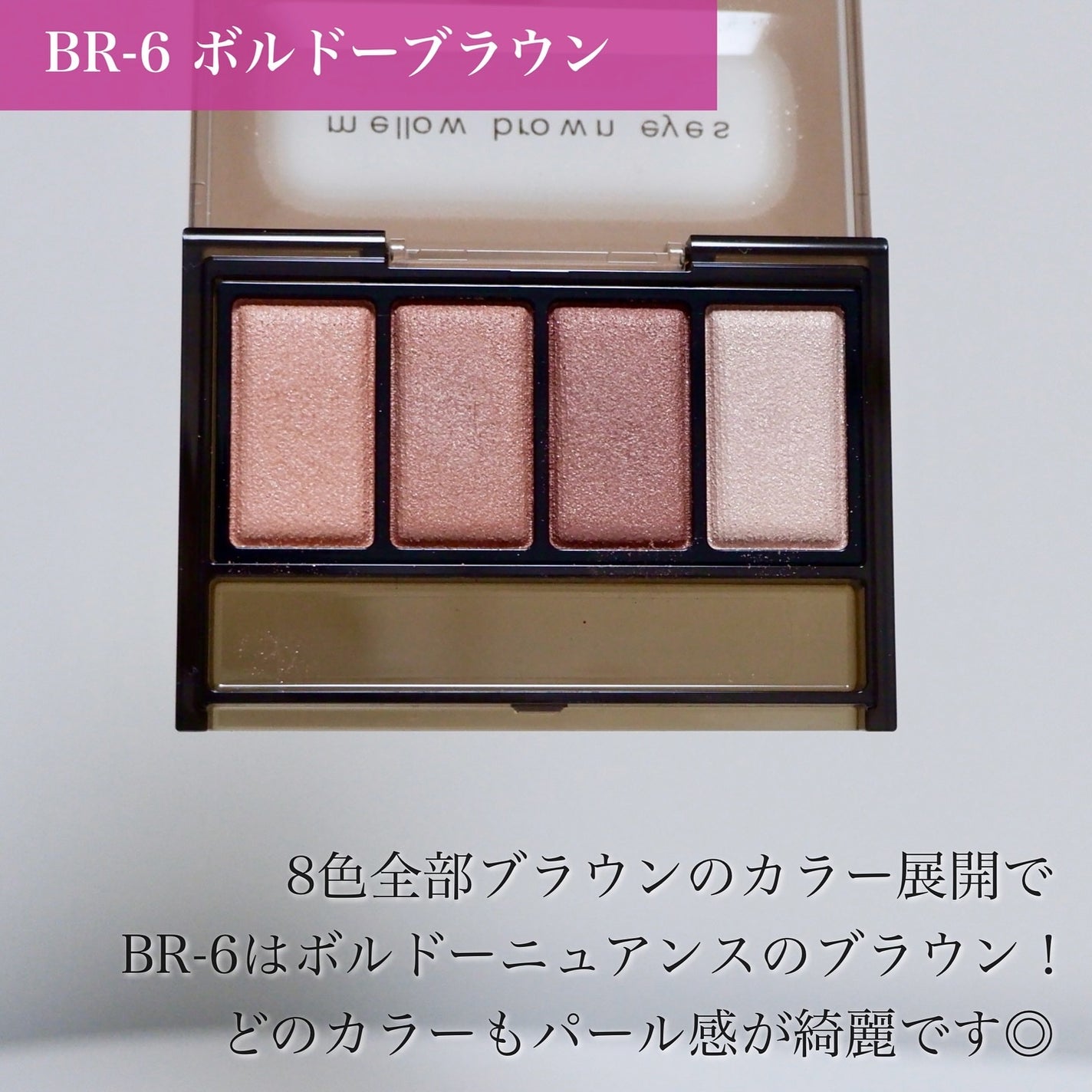 ケイト メロウブラウンアイズ/KATE/アイシャドウパレットを使ったクチコミ(3枚目)