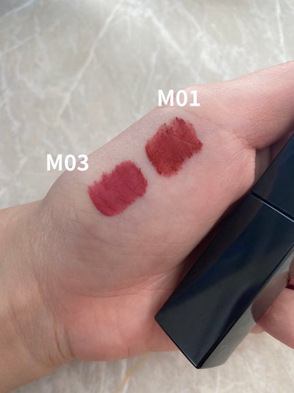 リップモンスター スフレマット/KATE/口紅を使ったクチコミ(3枚目)