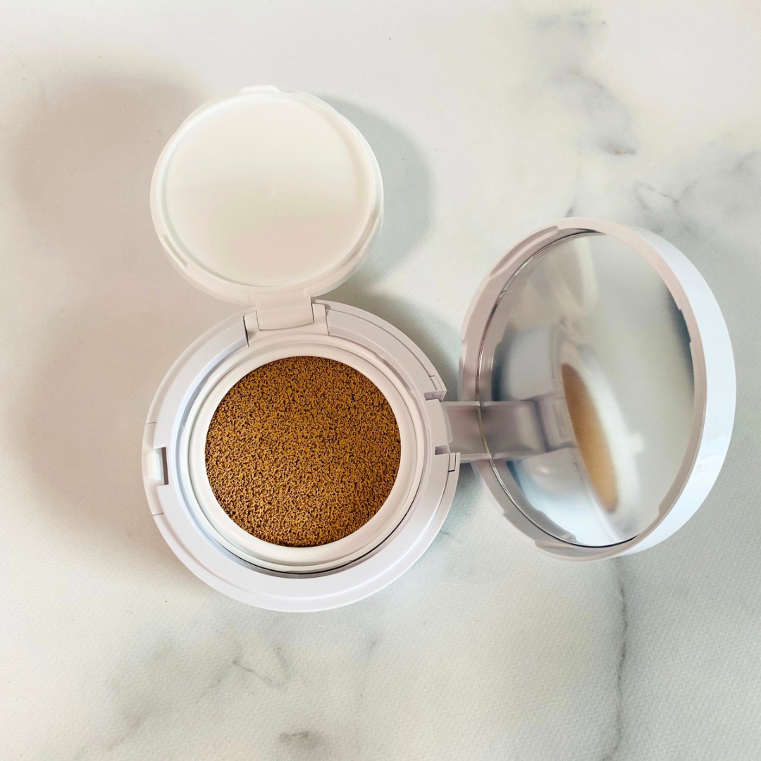 オーガニッククッションコンパクト ナチュラルベージュ【旧】/アクア・アクア/クッションファンデーションを使ったクチコミ（3枚目）