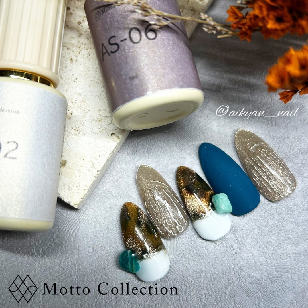 Amber Shine/ネイルスタイル/ジェルネイルを使ったクチコミ（1枚目）