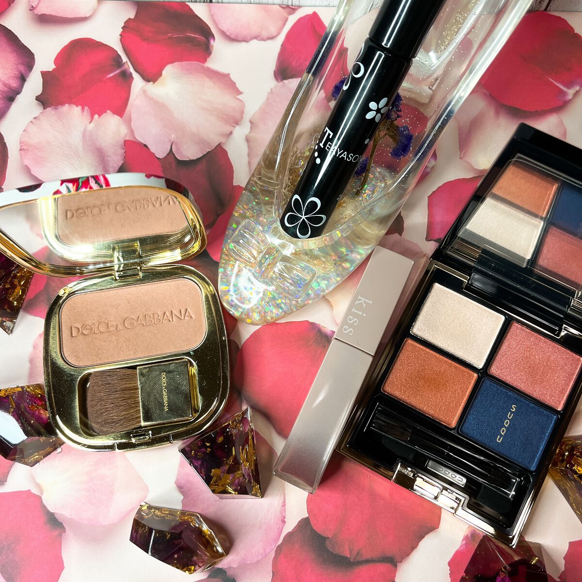 ブラッシュオブローズ ルミナスチークカラー 110/DOLCE&GABBANA BEAUTY/パウダーチークを使ったクチコミ（1枚目）