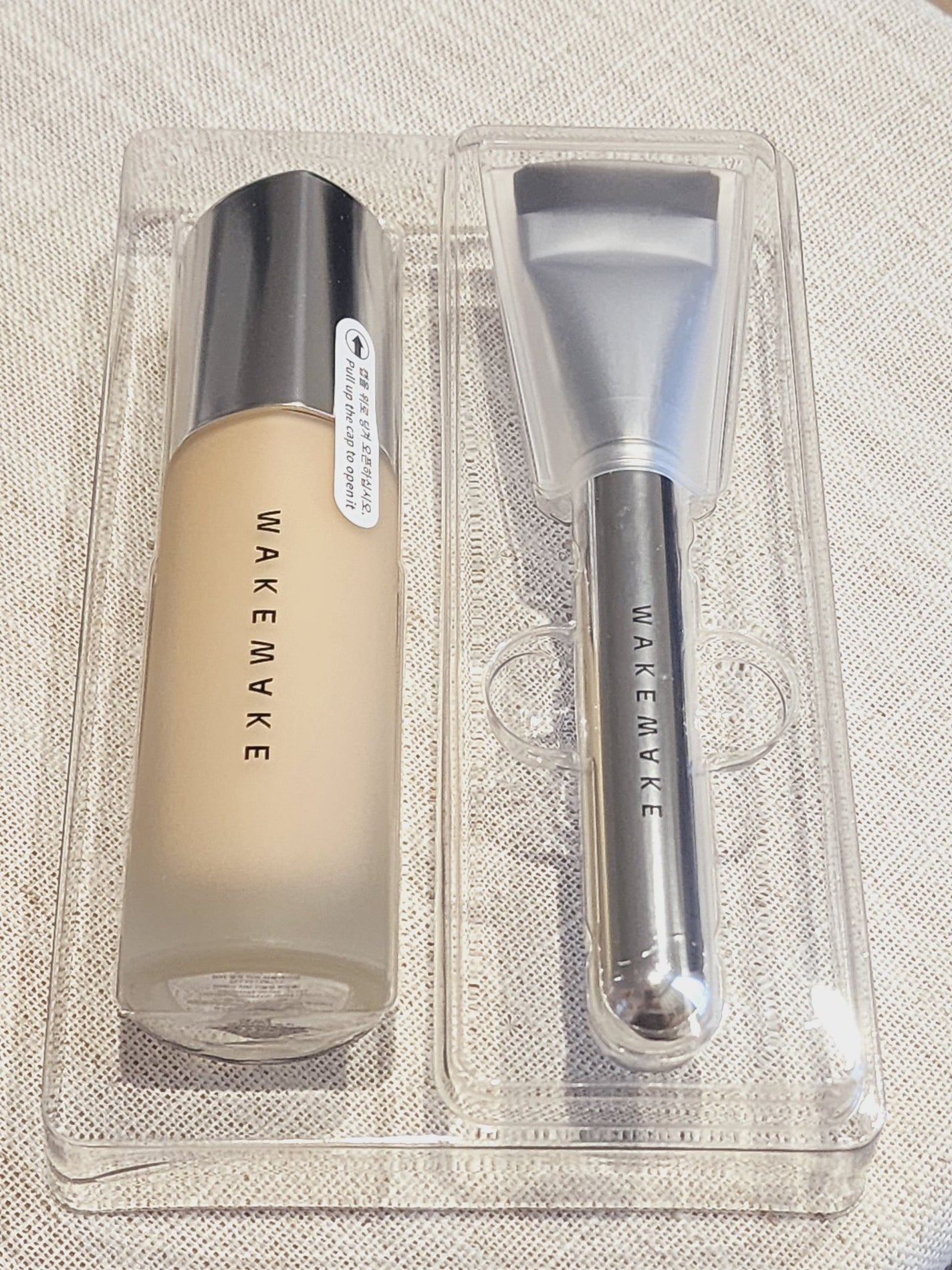 ウォーターベルベットカバーファンデーション/wakemake/リキッドファンデーションを使ったクチコミ(2枚目)