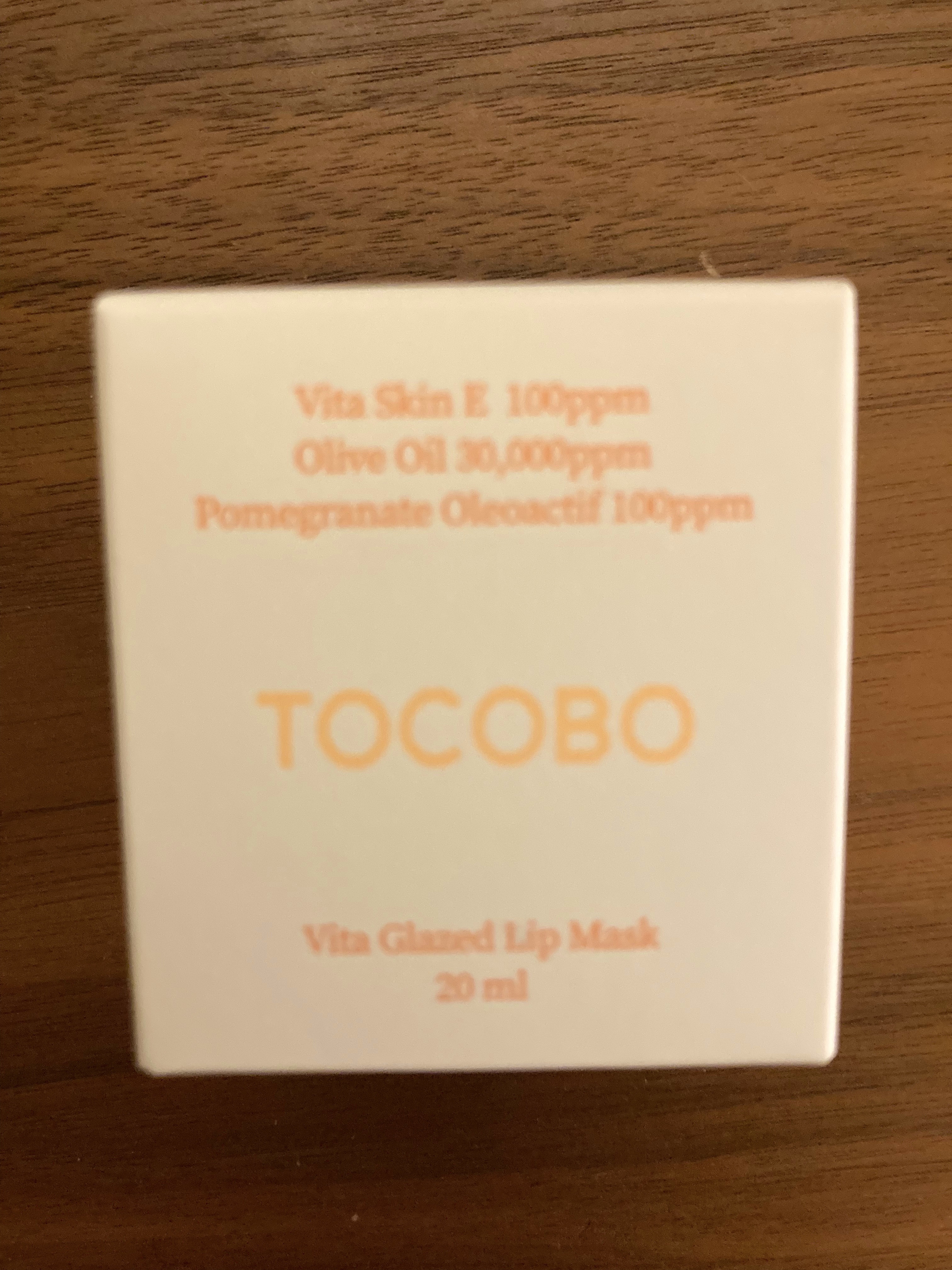 ビタグレーズドリップマスク/TOCOBO/リップマスクを使ったクチコミ（1枚目）