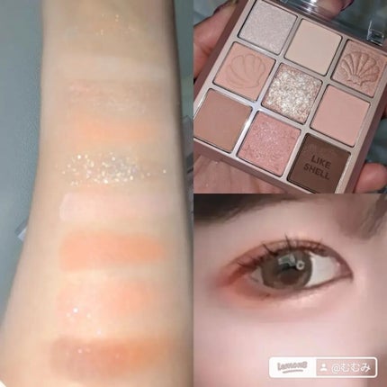 マイフェイブムードアイパレット 9カラー/HOLIKA HOLIKA/アイシャドウパレットを使ったクチコミ(6枚目)