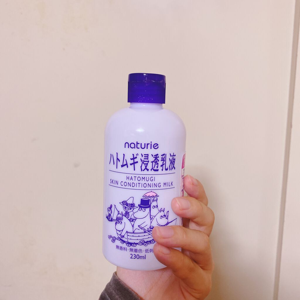 ハトムギ浸透乳液(ナチュリエ スキンコンディショニングミルク)  限定ムーミンデザイン 230mL/ナチュリエ/乳液を使ったクチコミ（1枚目）
