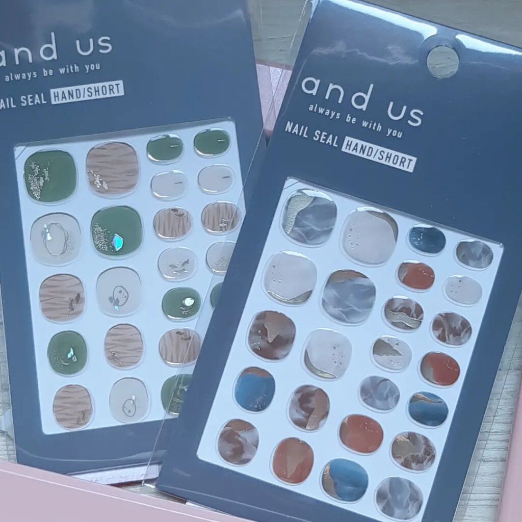 ジェルネイルシール/and U/ネイルシールを使ったクチコミ(2枚目)