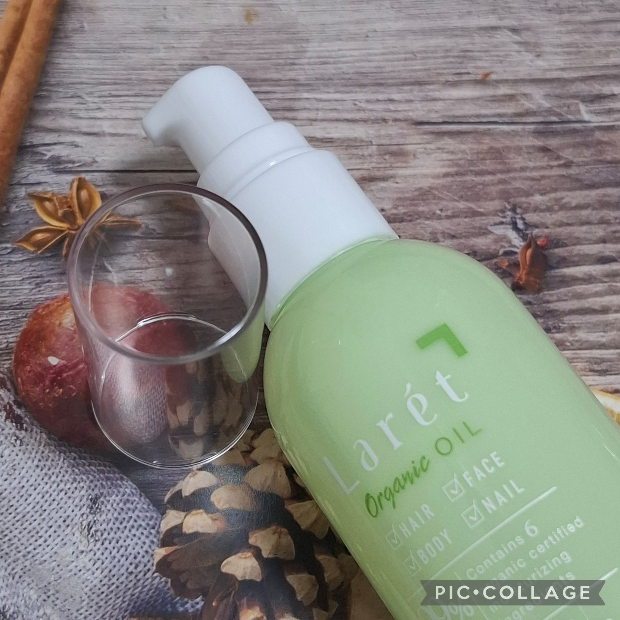 オーガニックオイル/Laret/ヘアオイルを使ったクチコミ（2枚目）