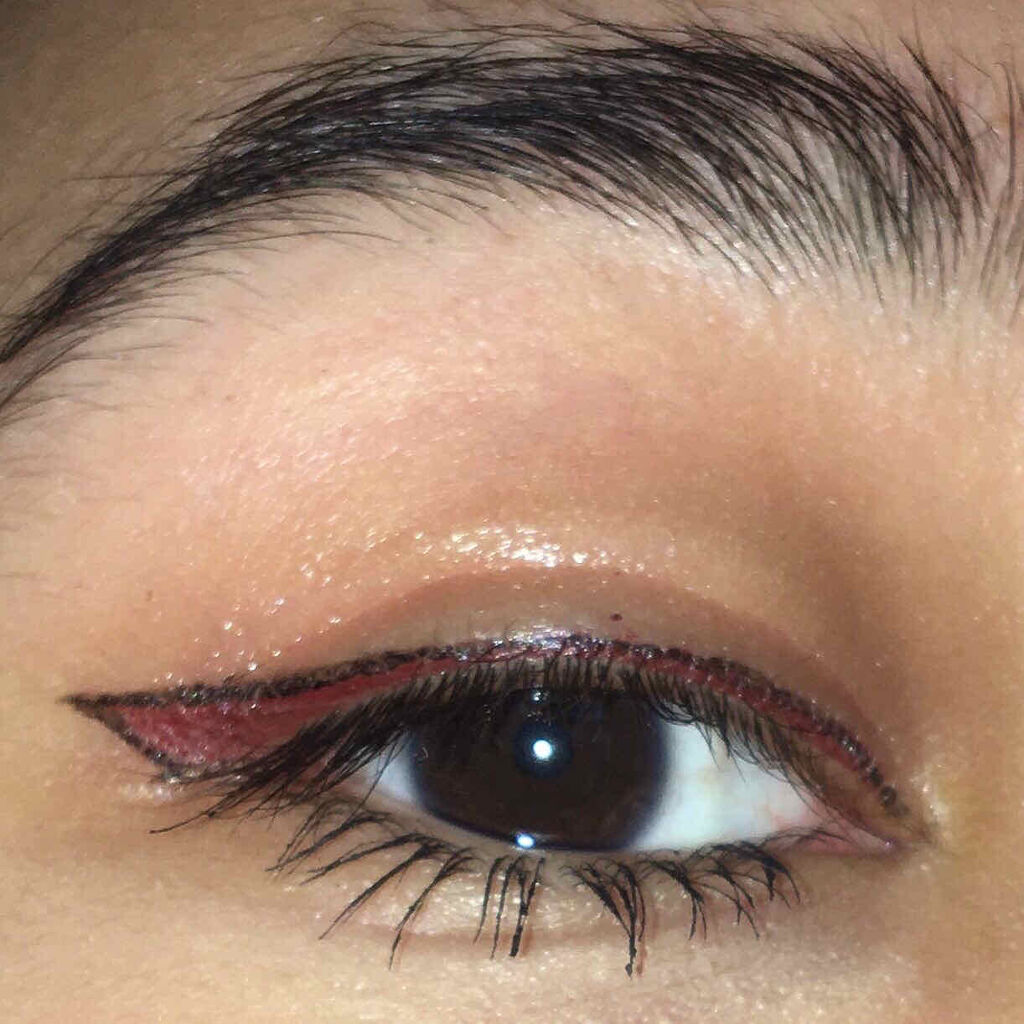 モテライナー リキッド/UZU BY FLOWFUSHI/リキッドアイライナーを使ったクチコミ（2枚目）