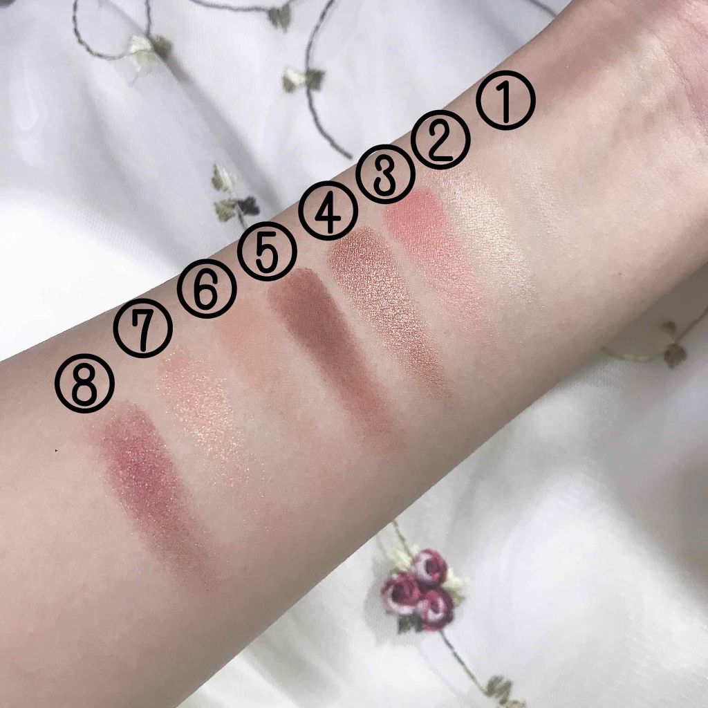 ティックルドピーチ ミニ アイシャドウ パレット/Too Faced/アイシャドウパレットを使ったクチコミ(3枚目)