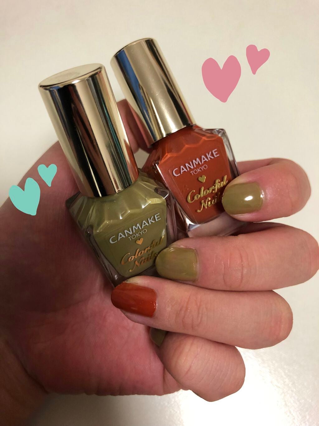 カラフルネイルズ/キャンメイク/マニキュアを使ったクチコミ(2枚目)