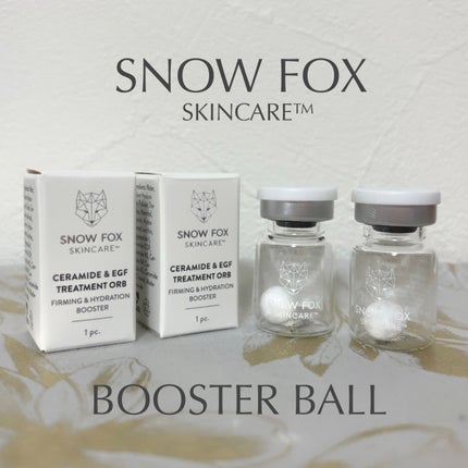プレミアム ブースターボール/SNOW FOX SKINCARE/その他スキンケアグッズを使ったクチコミ(1枚目)