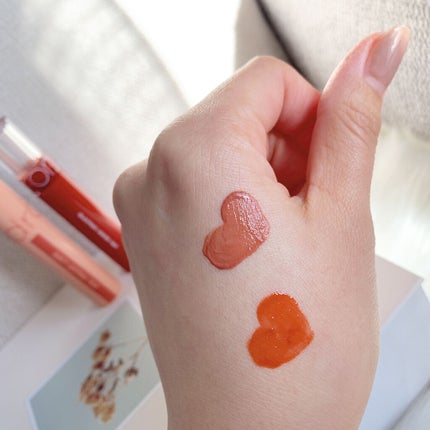 ジューシーラスティングティント/rom&nd/リップティントを使ったクチコミ(4枚目)