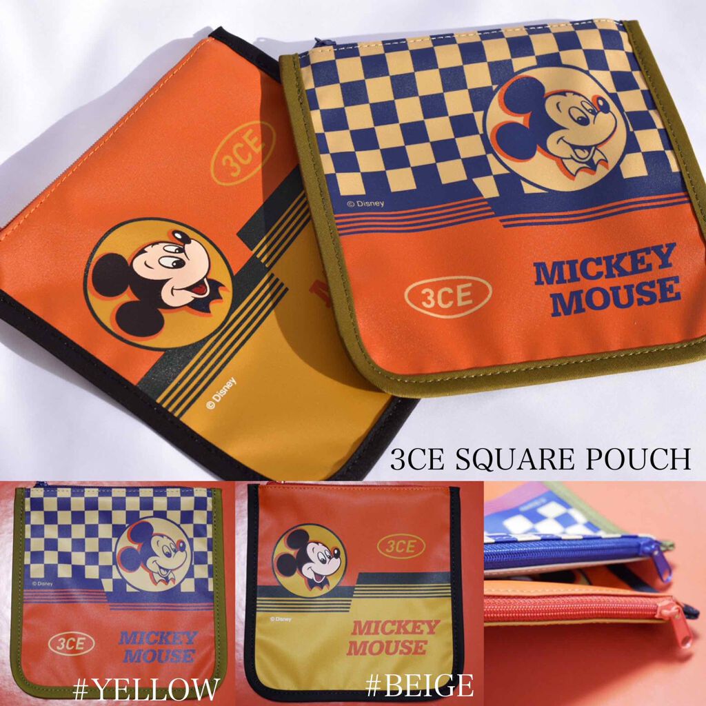 SQUARE POUCH（Disney） / 3CE