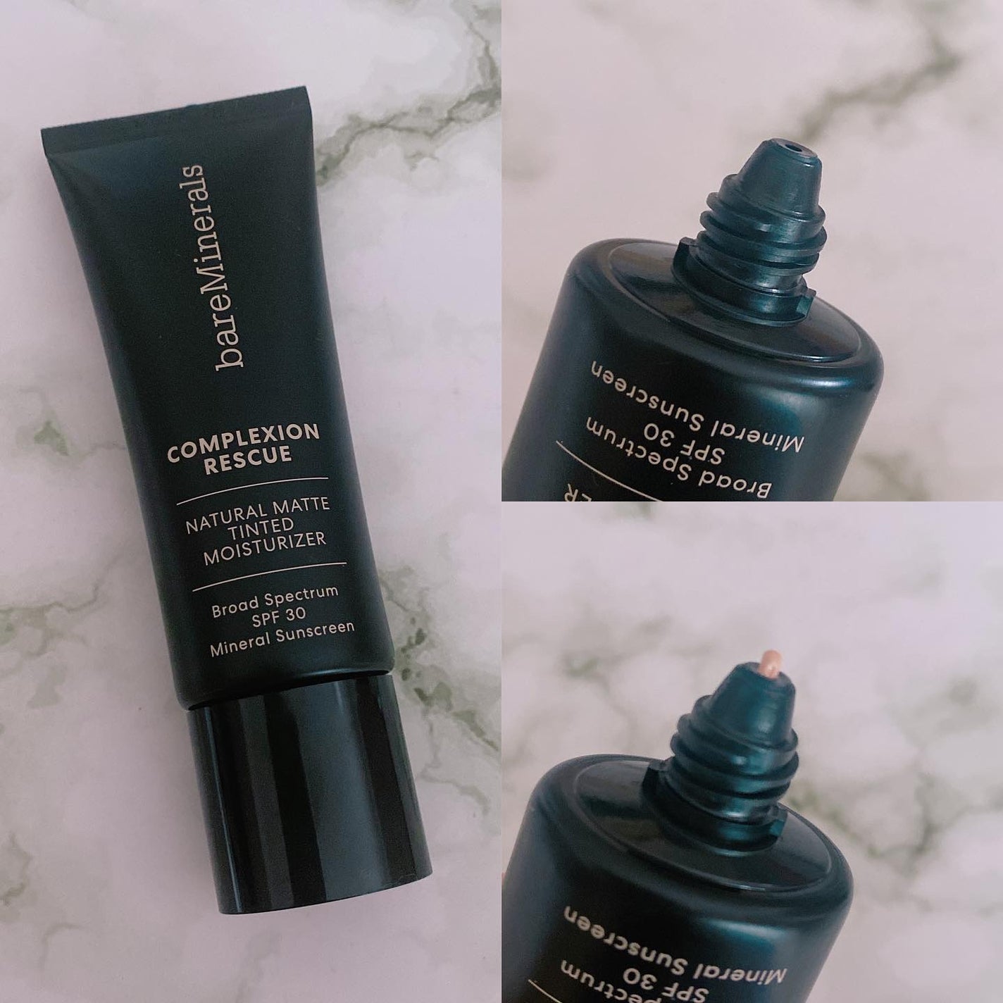 CR ナチュラル マット モイスチャライザー/bareMinerals/クリーム・エマルジョンファンデーションを使ったクチコミ(2枚目)