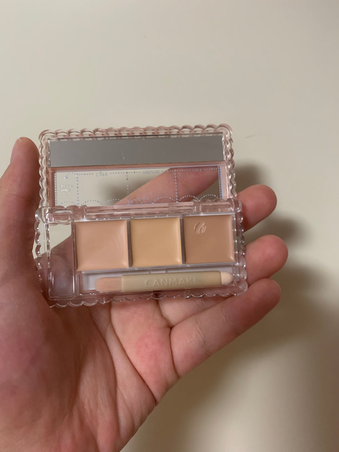 カラーミキシングコンシーラー/キャンメイク/パレットコンシーラーを使ったクチコミ(2枚目)