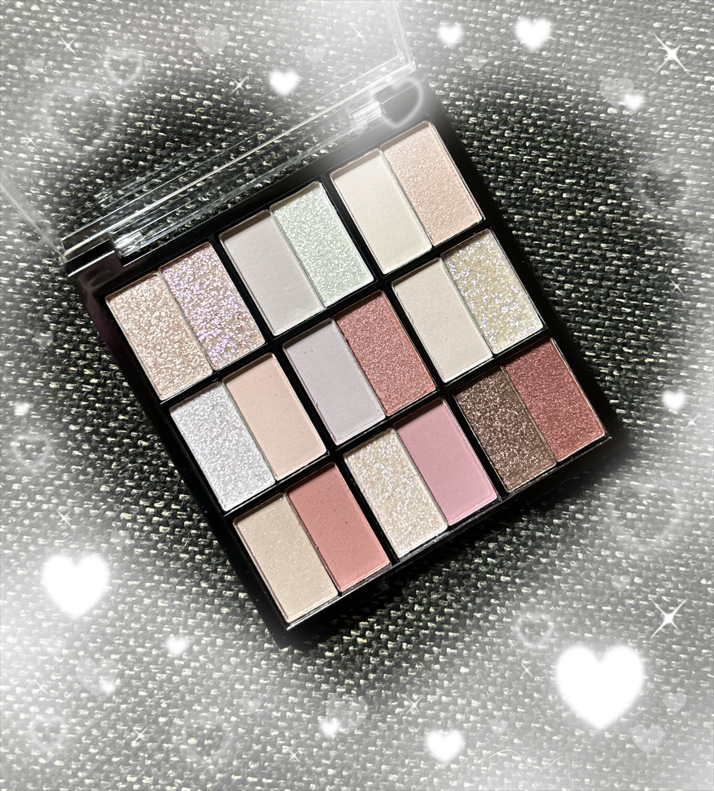 18カラーアイパレット/U R GLAM/アイシャドウパレットを使ったクチコミ（3枚目）