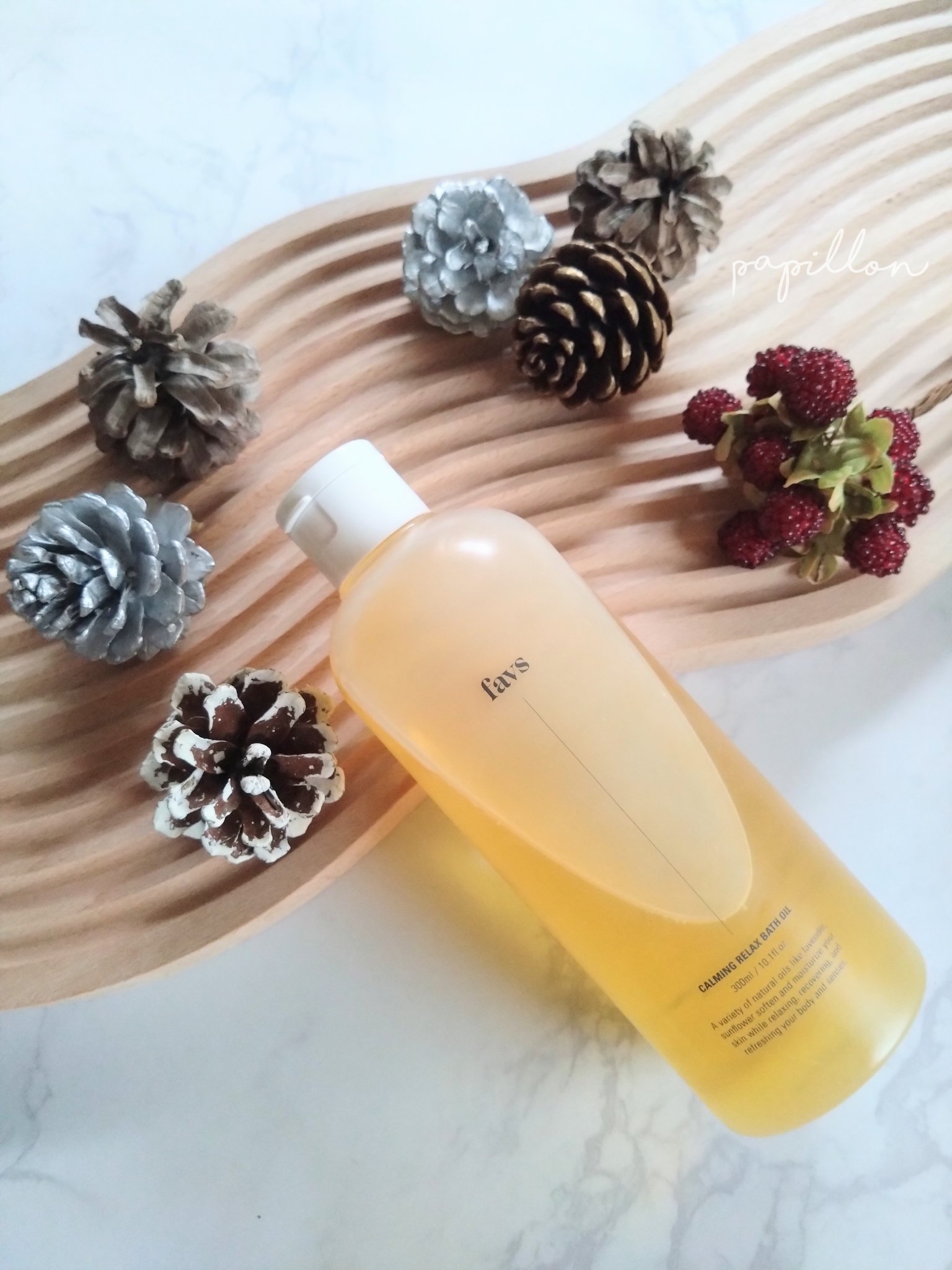 カーミングリラックスバスオイル/favs/保湿系入浴剤を使ったクチコミ（1枚目）