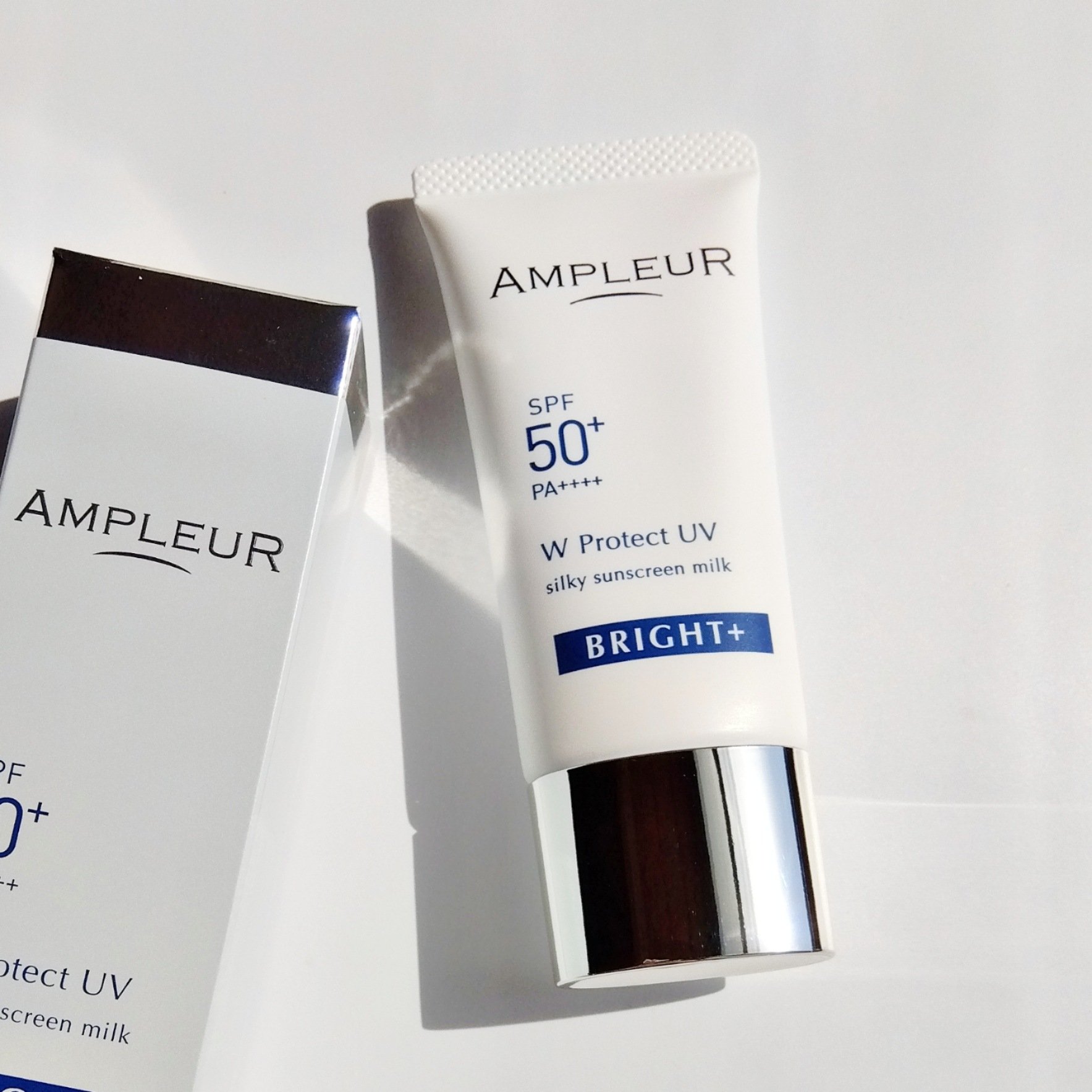アンプルール WプロテクトUV ブライト＋/アンプルール/日焼け止めミルクを使ったクチコミ（1枚目）