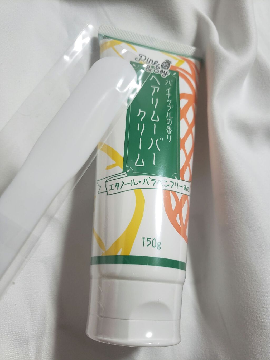 パイン&ソイ ヘアリムーバークリーム/アスティ コスメフリーク/除毛クリームを使ったクチコミ(1枚目)