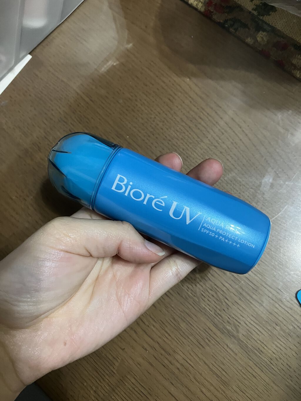 ビオレUV アクアリッチ アクアプロテクトローション(水層パック)/ビオレ/日焼け止めローションを使ったクチコミ（1枚目）