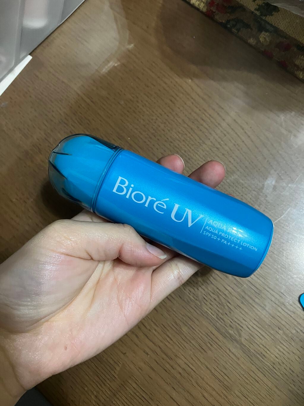 ビオレUV アクアリッチ アクアプロテクトローション(水層パック)/ビオレ/日焼け止めローションを使ったクチコミ(1枚目)