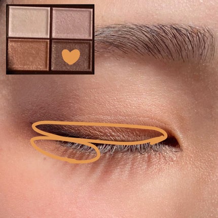 スキニーリッチシャドウ/excel/アイシャドウパレットを使ったクチコミ(5枚目)