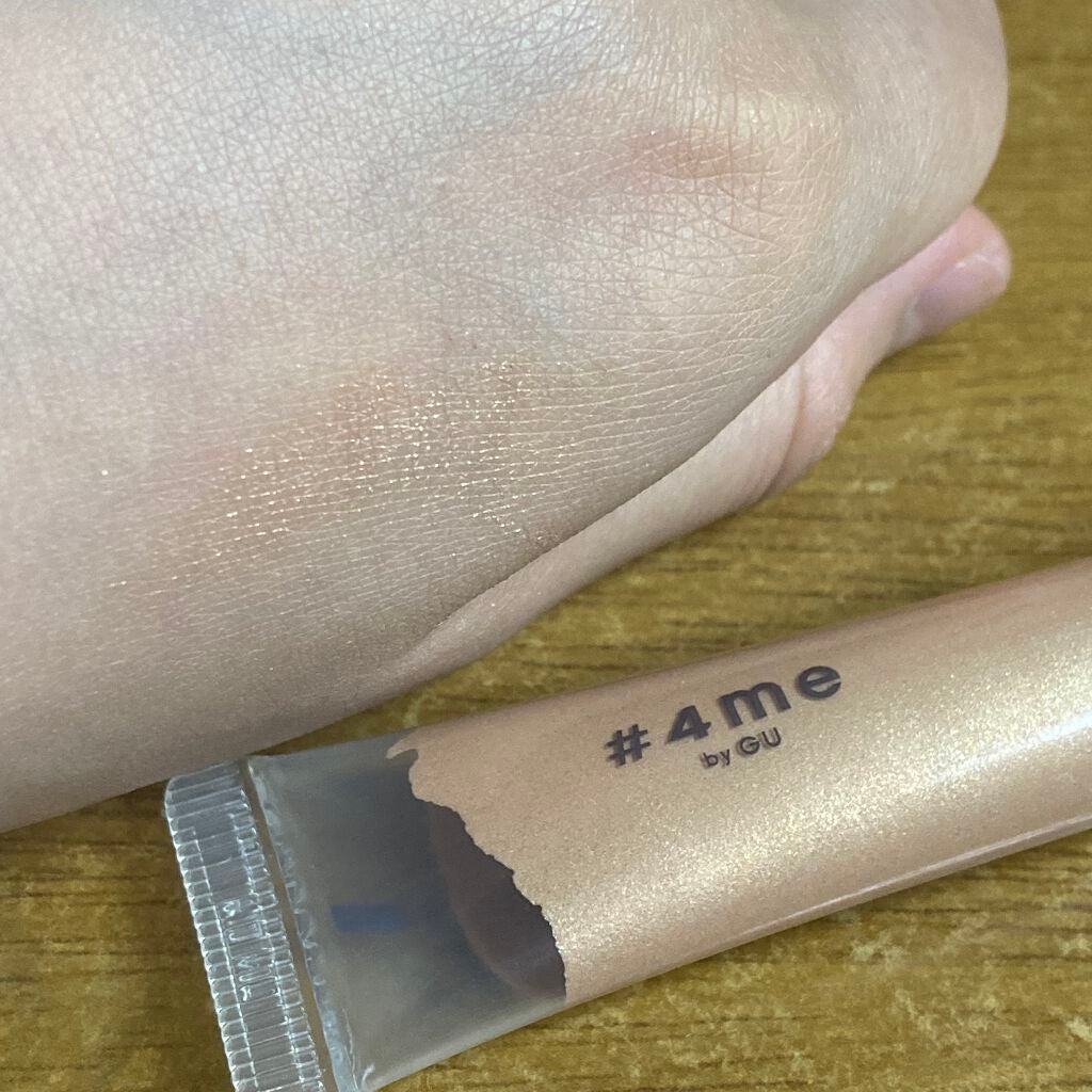 クリームアイシャドウ/#4me by GU/ジェル・クリームアイシャドウを使ったクチコミ(2枚目)