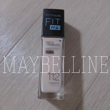 フィットミー リキッドファンデーション R/MAYBELLINE NEW YORK/リキッドファンデーションを使ったクチコミ（1枚目）