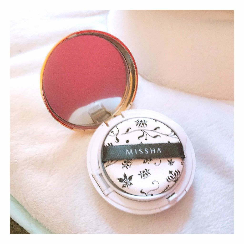 M クッション ファンデーション(モイスチャー)/MISSHA/クッションファンデーションを使ったクチコミ（2枚目）