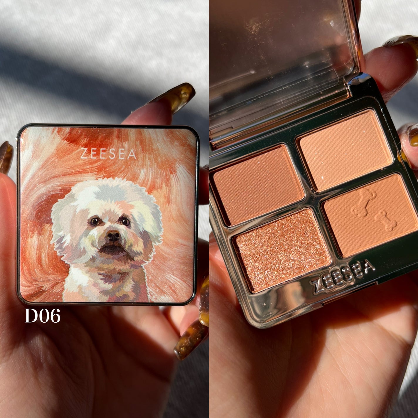 アニマルアイシャドウ(4シェード)/ZEESEA/アイシャドウパレットを使ったクチコミ(6枚目)