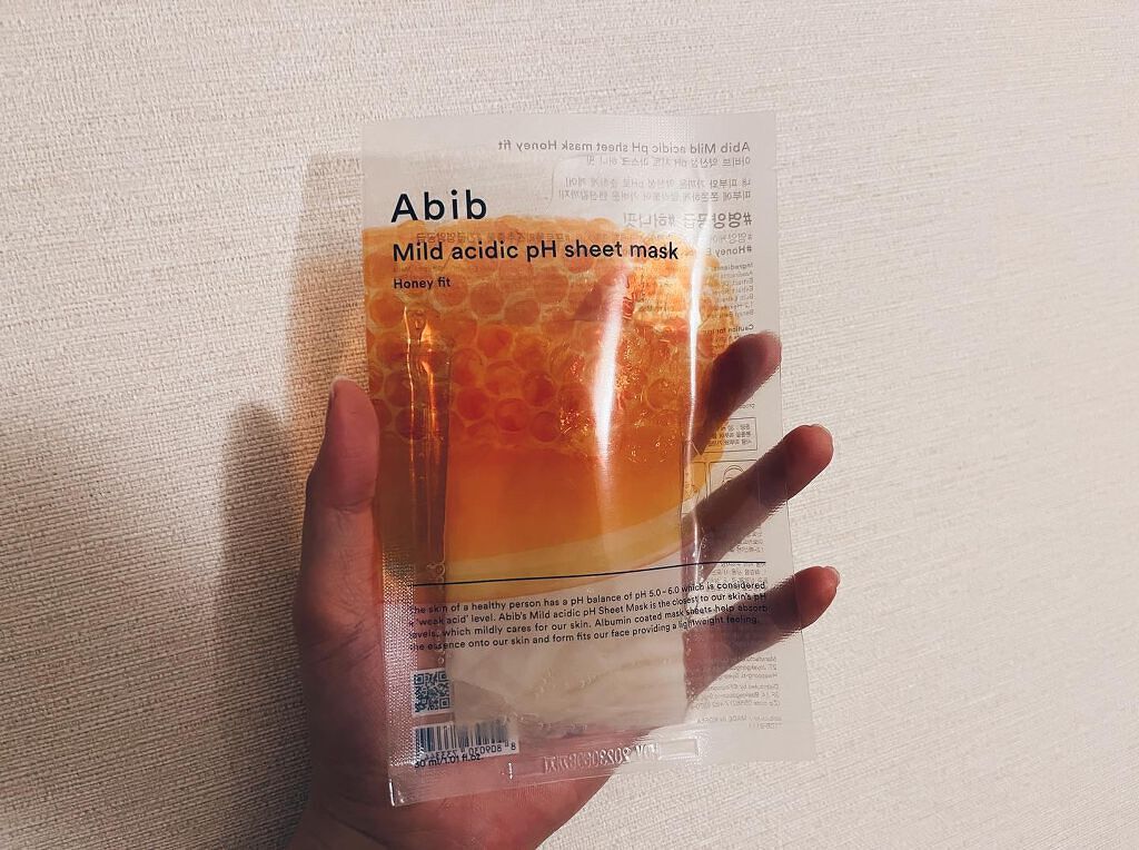 弱酸性pHシートマスク ハニーフィット/Abib /シートマスク・パックを使ったクチコミ（2枚目）