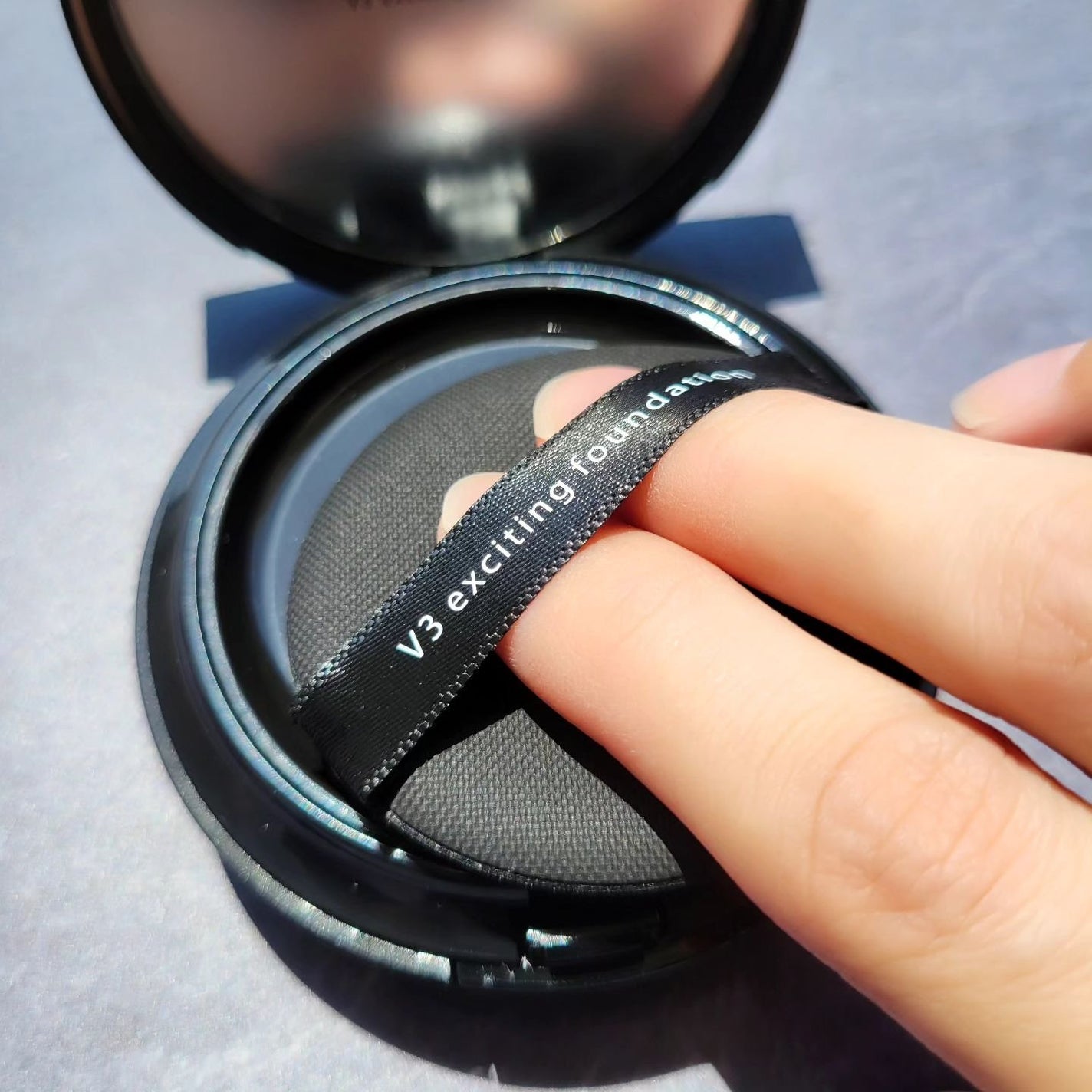 V3 エキサイティングファンデーション/SPICARE/クッションファンデーションを使ったクチコミ(3枚目)