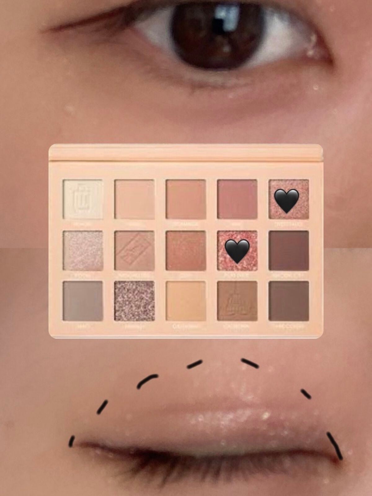 すず on LIPS 「【目が大きく見える‼︎】howtoピンクメイク✼••┈┈••✼..」(3枚目)